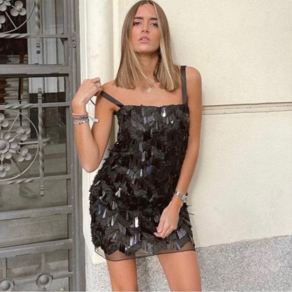 BNWT ZARA BLACK DRESS SZ SM